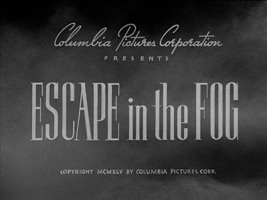 Title screen of Escape in the Fog