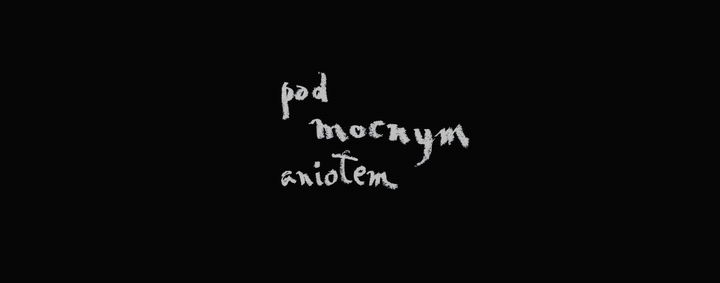 Title screen of Pod Mocnym Aniolem