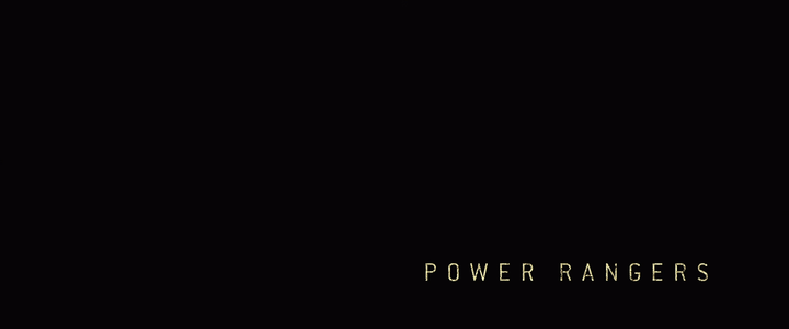 Title screen of Power Rangers