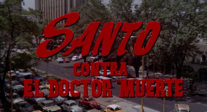 Title screen of Santo contra el doctor Muerte