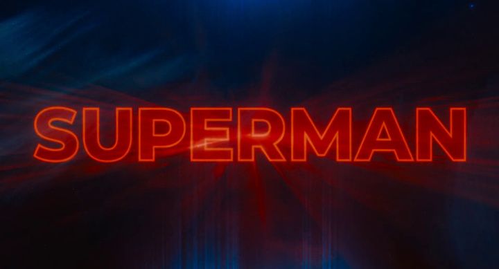 Title screen of Superman