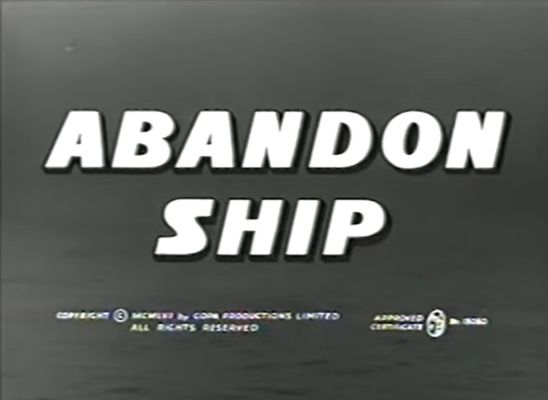 Title screen of Abandon Ship