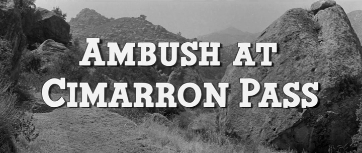 Title screen of Ambush at Cimarron Pass