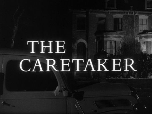 Title screen of The Caretaker