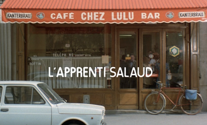 Title screen of L'apprenti salaud
