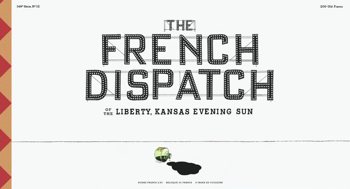 Title screen of The French Dispatch