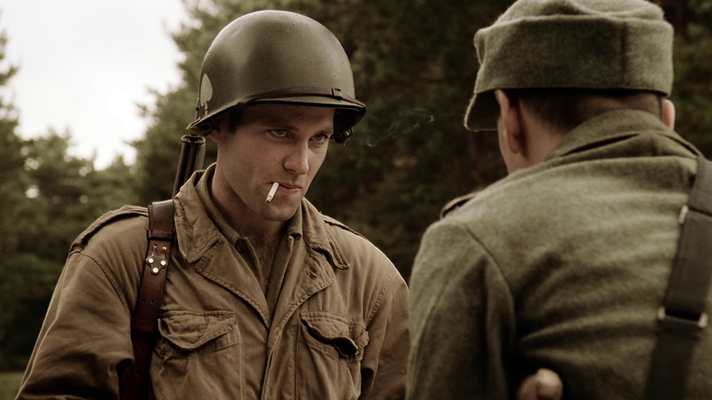 Shot from Band of Brothers