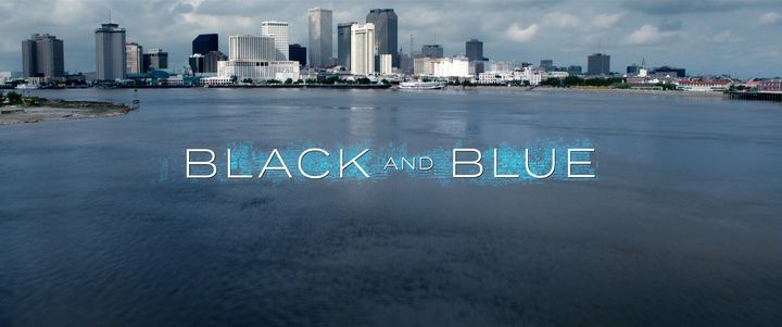 Title screen of Black and Blue