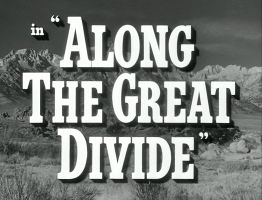 Title screen of Along the Great Divide