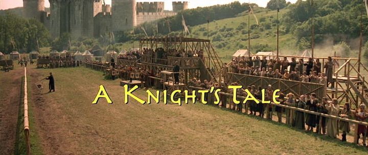 Title screen of A Knight's Tale