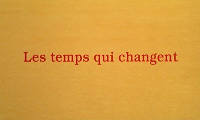 Title screen of Les temps qui changent