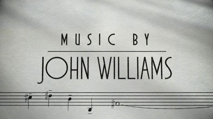 Title screen of Music by John Williams