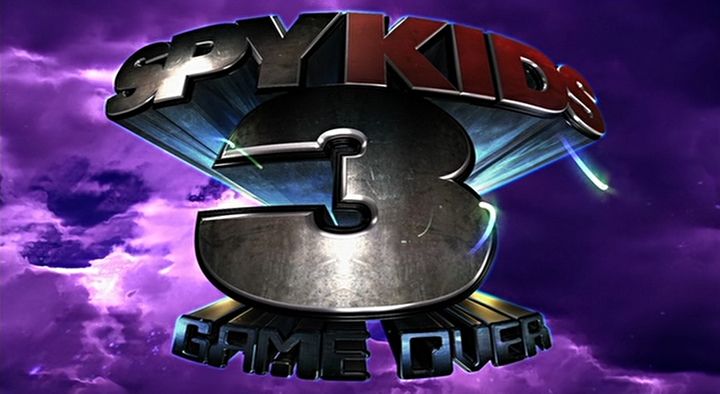 Title screen of Spy Kids 3-D: Game Over