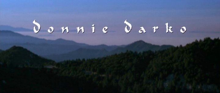 Title screen of Donnie Darko