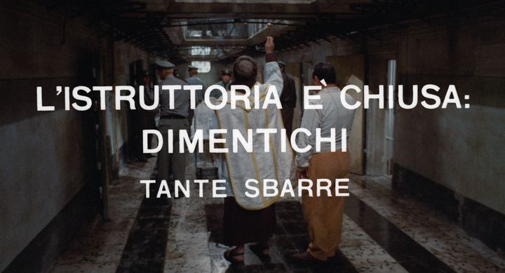 Title screen of L'istruttoria è chiusa: dimentichi