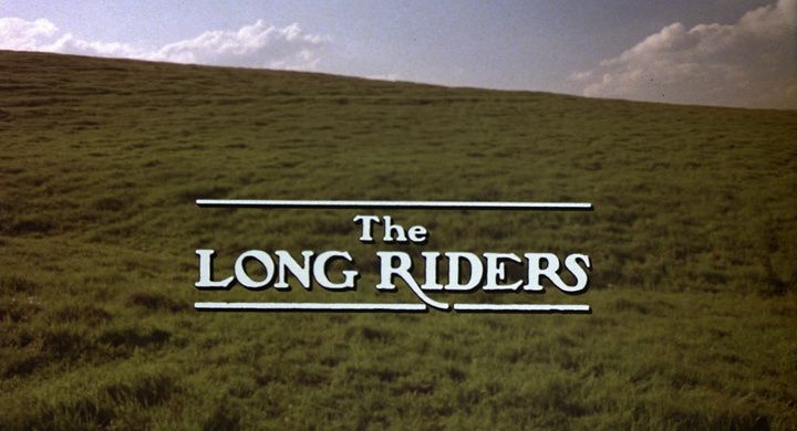 Title screen of The Long Riders