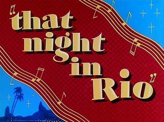 Title screen of That Night in Rio
