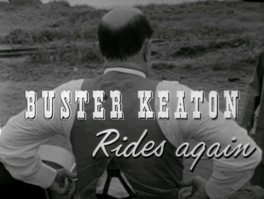 Title screen of Buster Keaton Rides Again