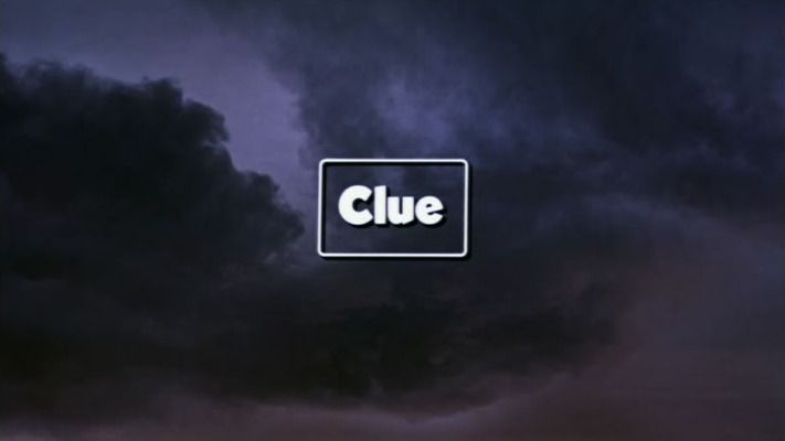 Title screen of Clue