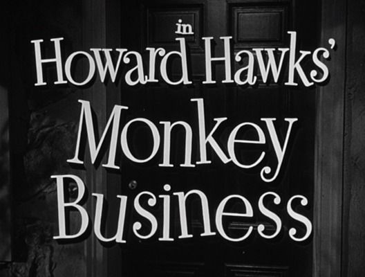 Title screen of Monkey Business