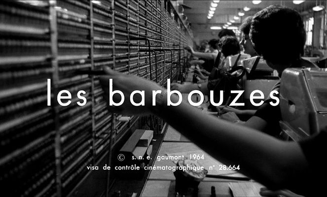 Title screen of Les Barbouzes