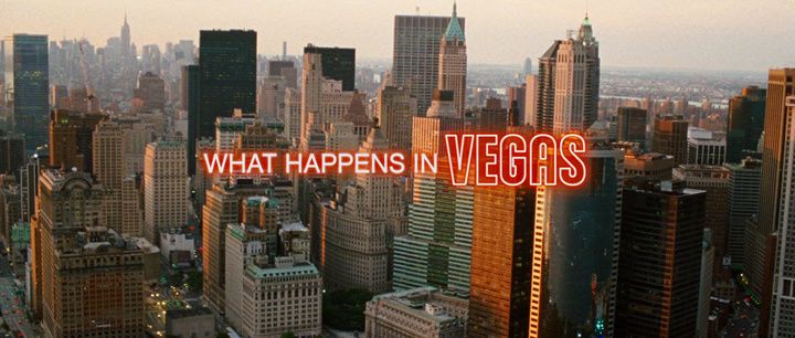 Title screen of What Happens in Vegas