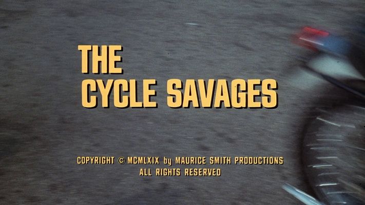Title screen of The Cycle Savages