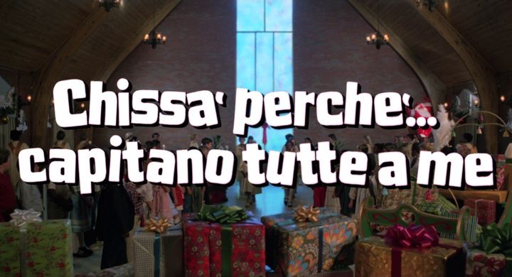 Title screen of Chissà perché... capitano tutte a me
