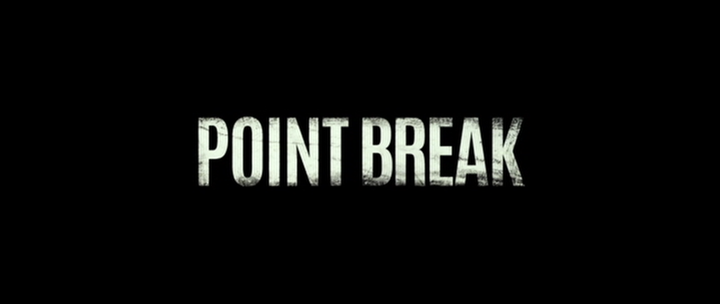 Title screen of Point Break