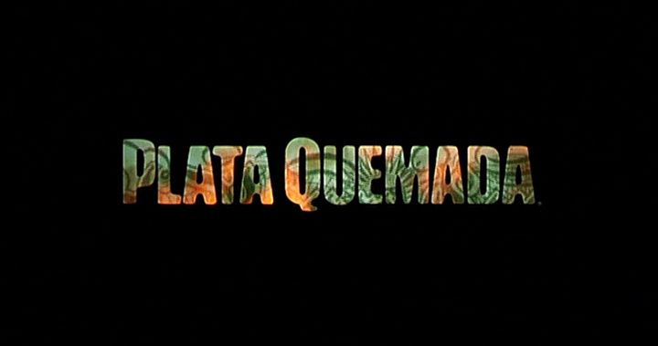 Title screen of Plata quemada