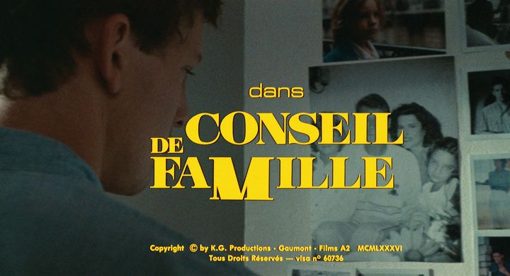 Title screen of Conseil de famille