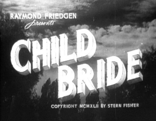 Title screen of Child Bride