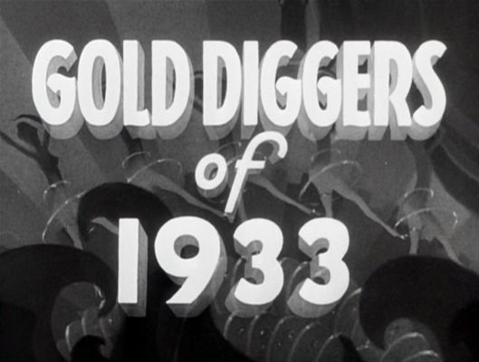 Title screen of Gold Diggers of 1933