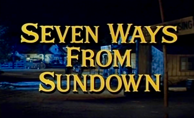 Title screen of Seven Ways from Sundown