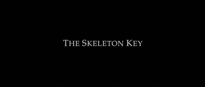 Title screen of The Skeleton Key