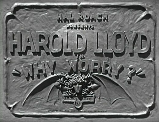 Title screen of Why Worry?