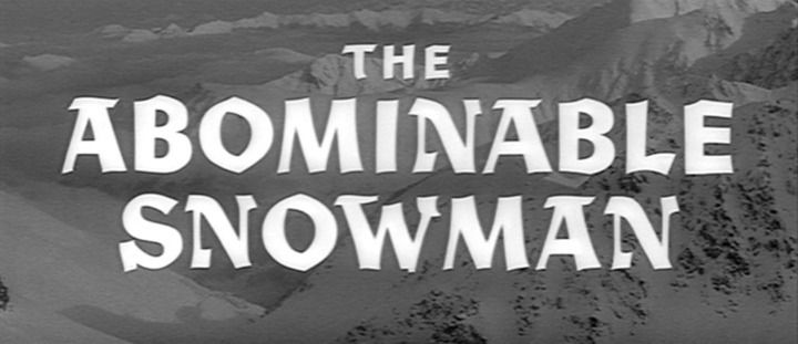 Title screen of The Abominable Snowman