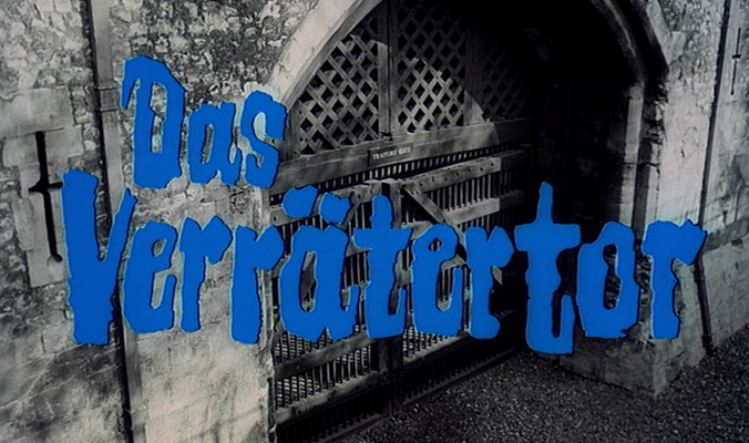 Title screen of Das Verrätertor