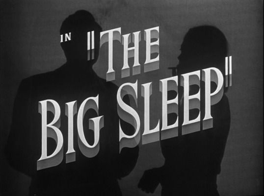 Title screen of The Big Sleep