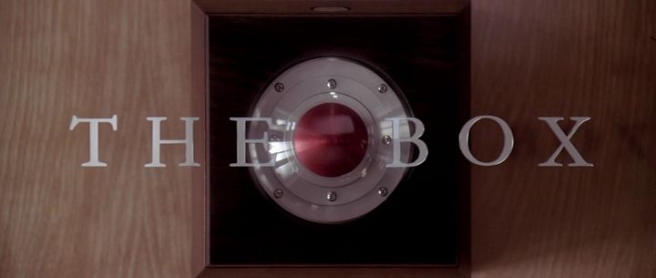 Title screen of The Box