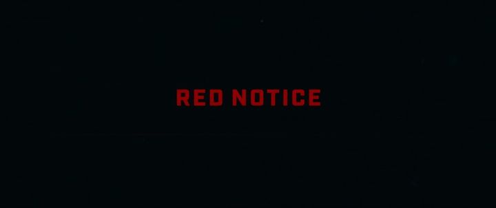 Title screen of Red Notice