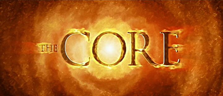 Title screen of The Core