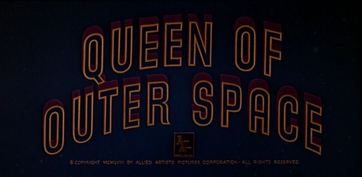 Title screen of Queen of Outer Space