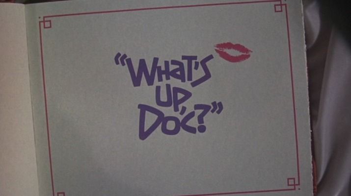 Title screen of What's Up, Doc?