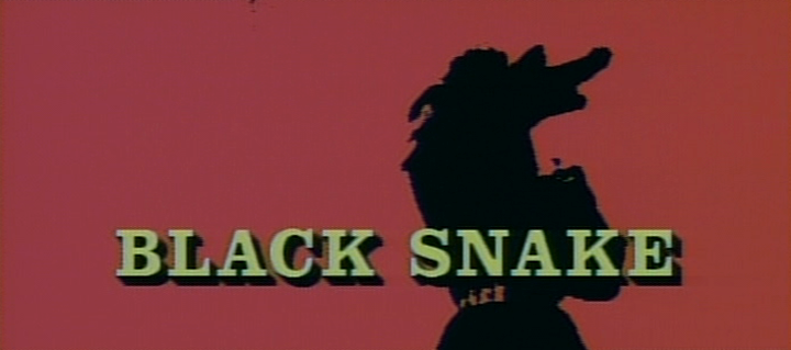 Title screen of Black Snake