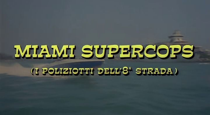 Title screen of Miami Supercops