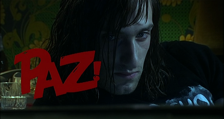 Title screen of Paz!