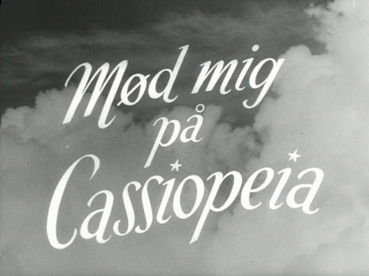 Title screen of Mød mig paa Cassiopeia