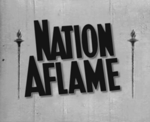 Title screen of Nation Aflame