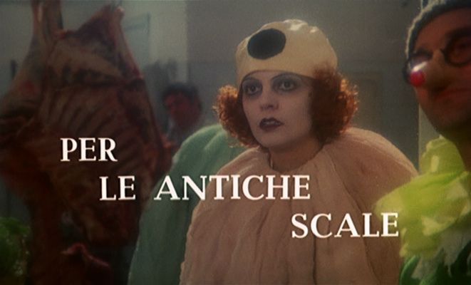 Title screen of Per le antiche scale